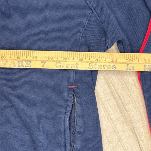 TOMMY BAHAMA BOSTON RED SOX Men Sz Large Navy Embroidered Full Zip 100 Yr Jacket - Picture 5 of 6